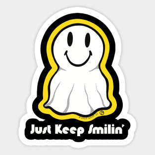 Smiley Boo Sticker